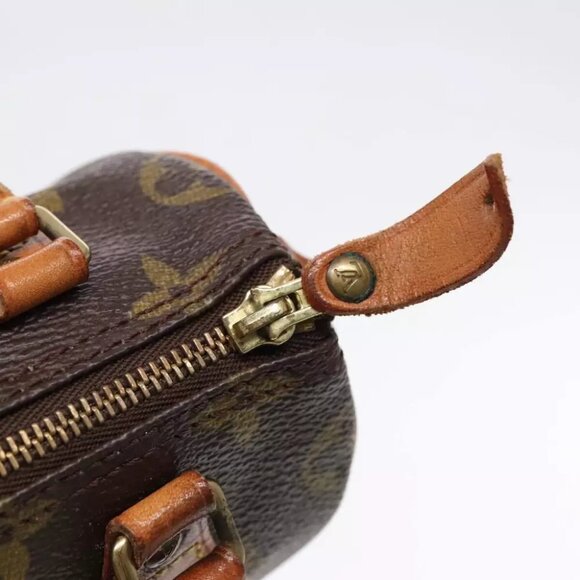 LOUIS VUITTON Monogram Mini Speedy Hand Bag M41534 LV Auth 95492 - Picture 10 of 14